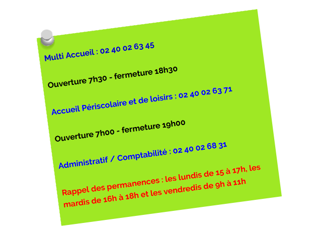 Téléphones et horaires